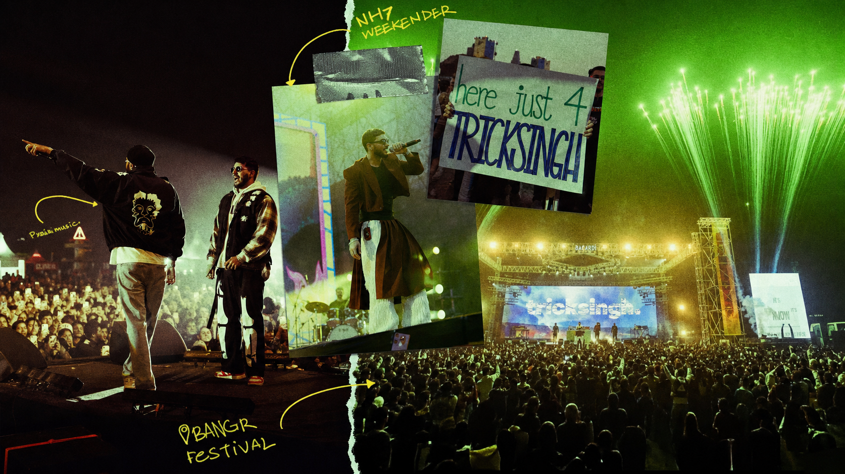 Trick Singh performing live